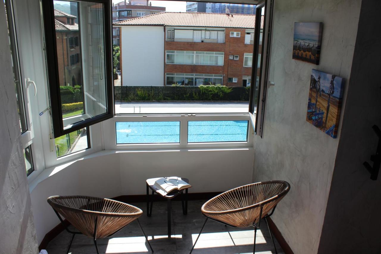 Apartamentos Zarautz Playa, Con Piscina Y Garaje Extérieur photo