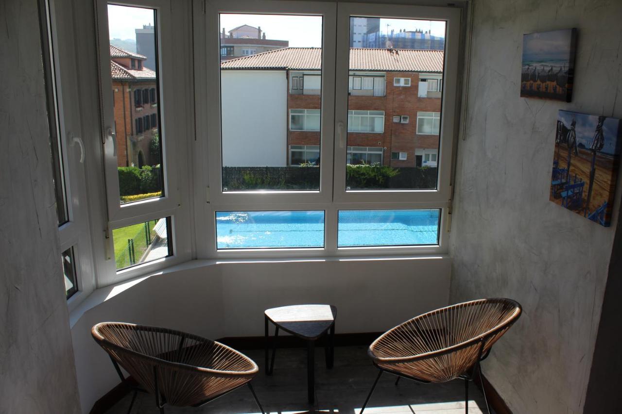 Apartamentos Zarautz Playa, Con Piscina Y Garaje Extérieur photo