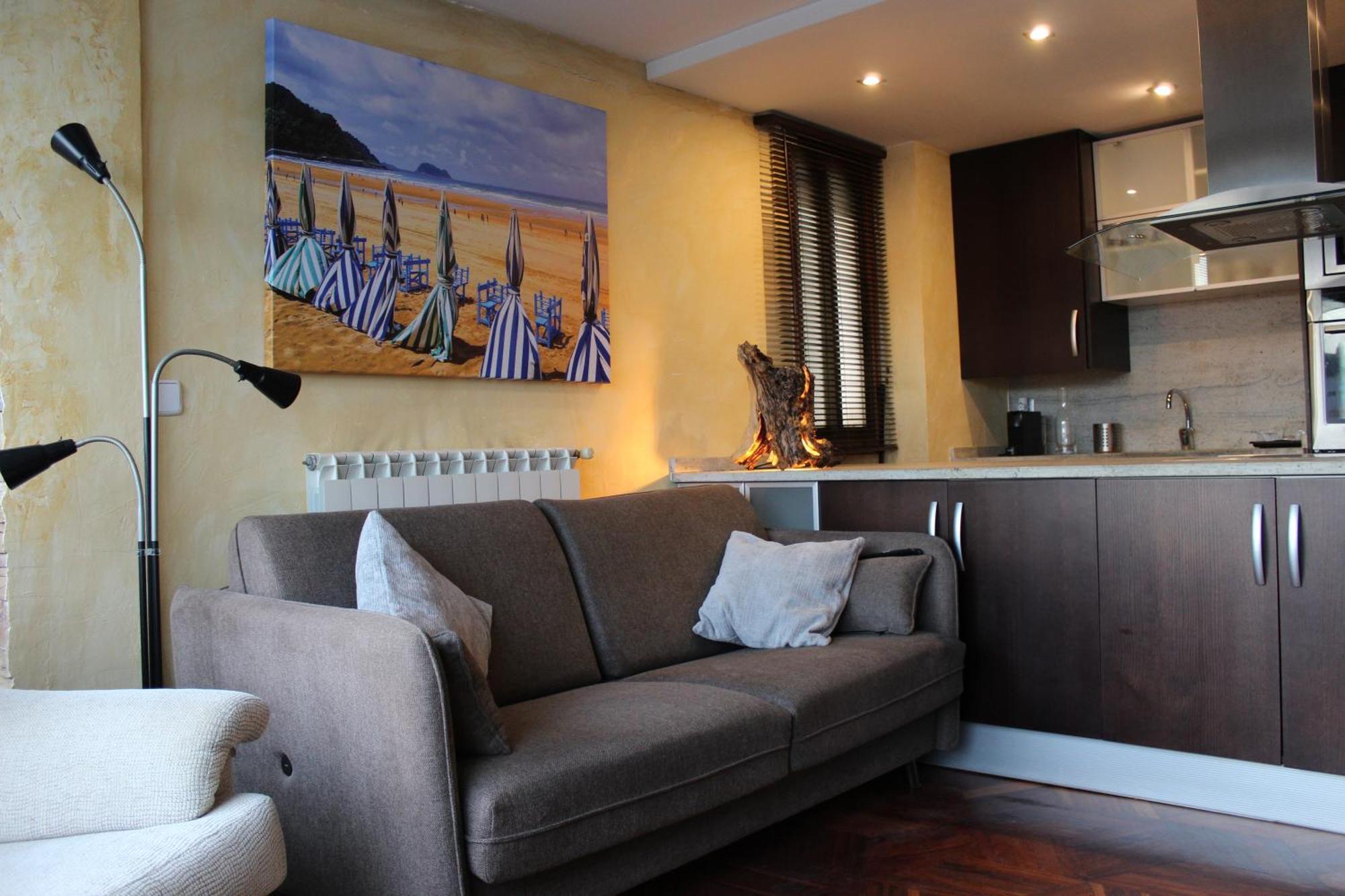 Apartamentos Zarautz Playa, Con Piscina Y Garaje Extérieur photo