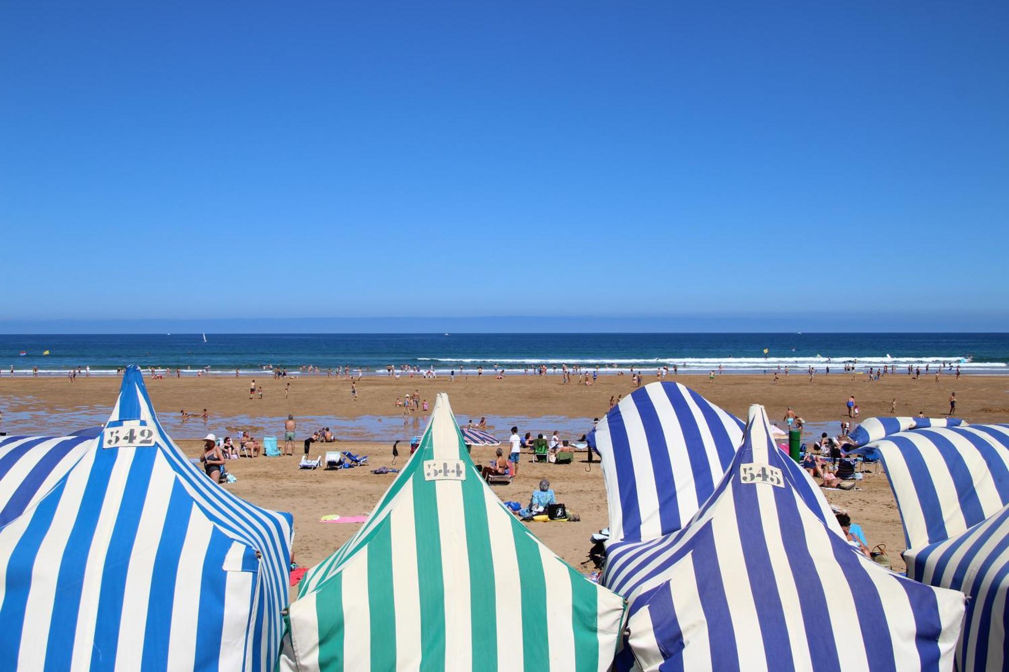Apartamentos Zarautz Playa, Con Piscina Y Garaje Extérieur photo